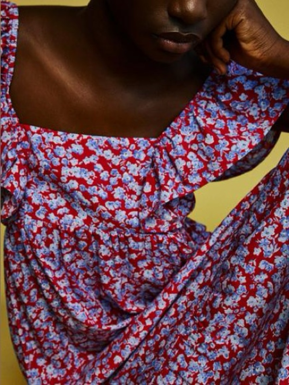 ZARA FLORAL PRINT DRESS